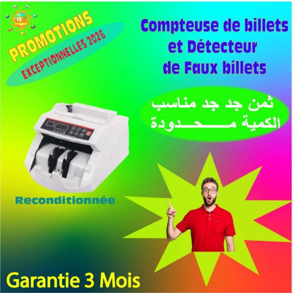 Compteuses Billets et Détecteur de faux Billets